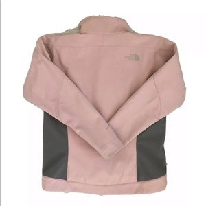 The North Face Apex Bionic Jacket Coat Light Pink Gray Womens Ss
